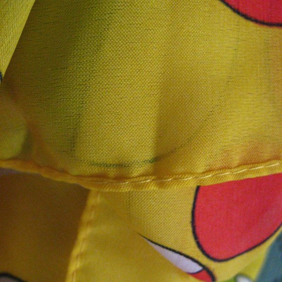 🛍 Mid Century Modern Vintage 1960's Geometric Scarf - Picture 7 of 7